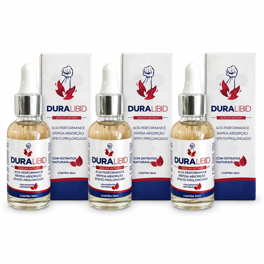 Kit com 3 frascos de 30 mL do DuraLibid e as caixas