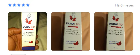 Fotos reais enviadas por comprador do Mercado Livre mostrando o DuraLibid recebido.